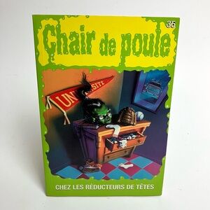 Chair de poule #35 1996 Goosebumps 90s R.L. Stine French Book Quebec Heritage